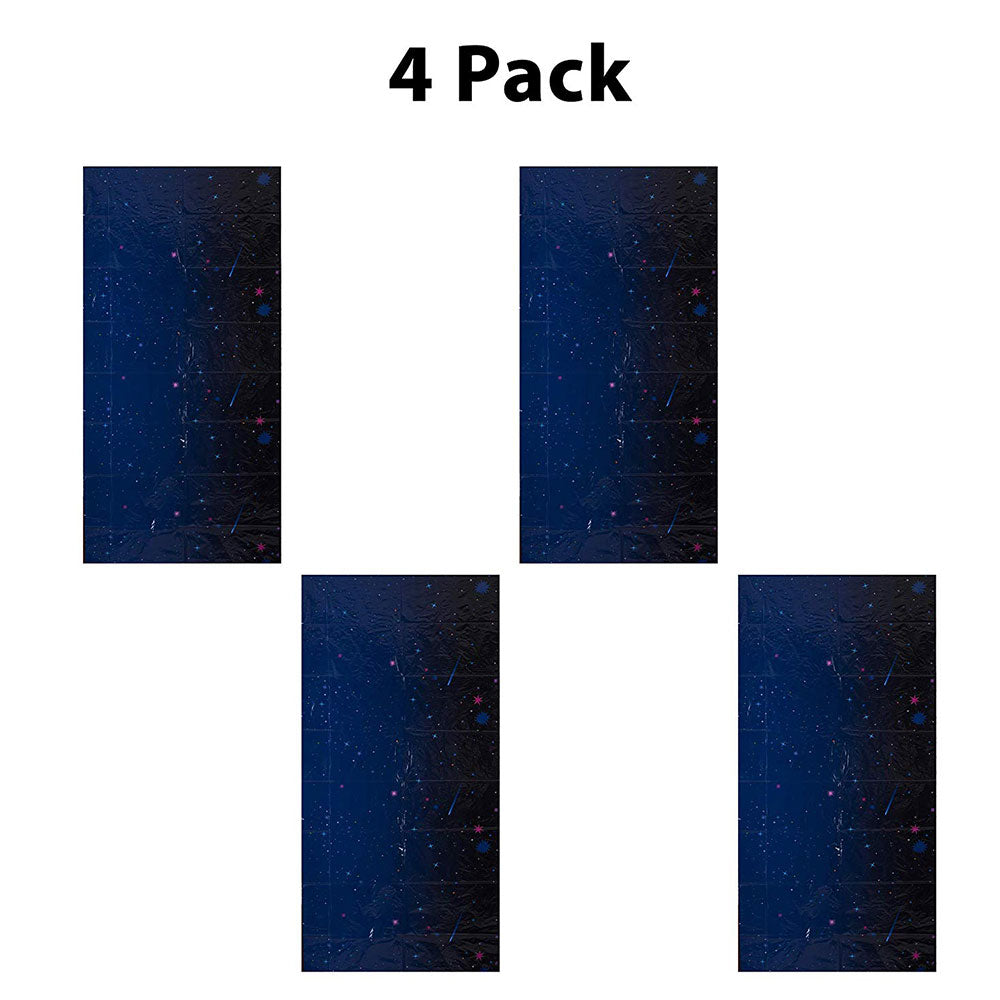 Galaxy Stars Tablecloth 54" 108" 4 Pack